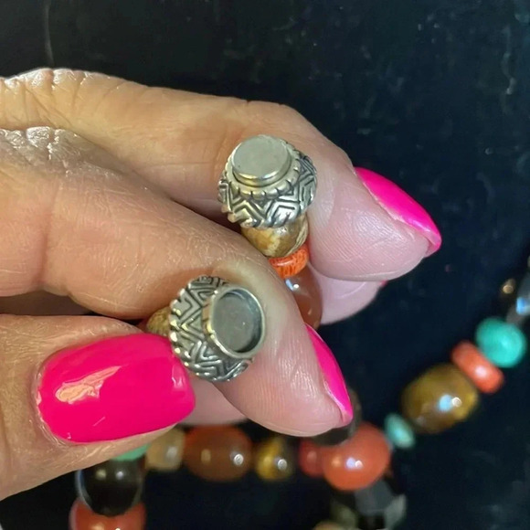 Carolyn pollack gemstone necklace and bracelet set - Picture 4 of 6